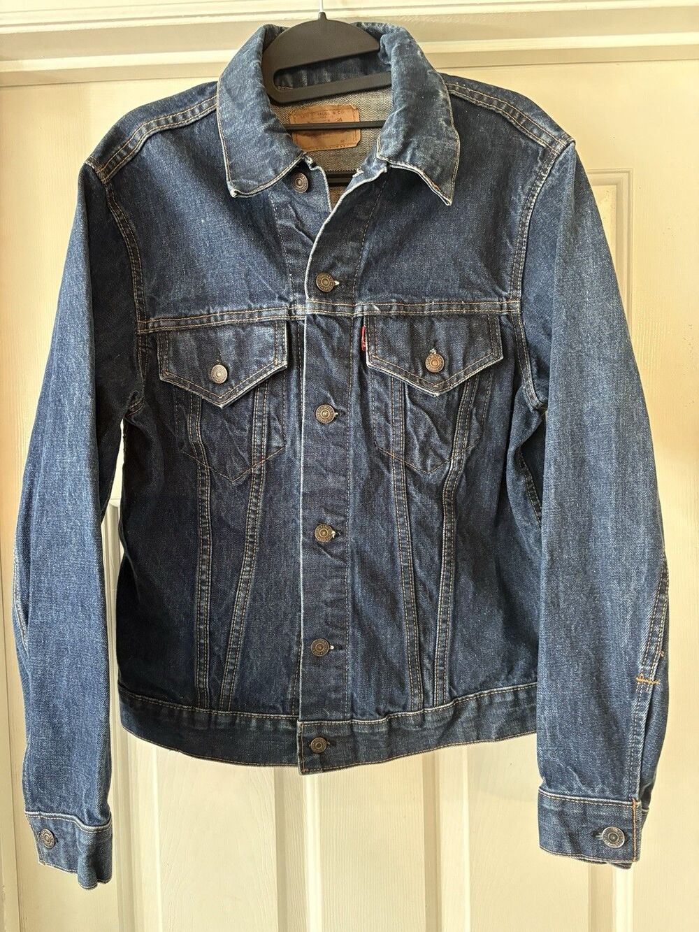 Levi's 60s 70s 70505 BIG E Button Back Stamp 524 Denim Jean Jacket Men's 40
